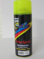 TINTA SPRAY AMARELO LUMINOSO 350 ml - CÓDIGO 700 - TINTAS LUMINOSAS